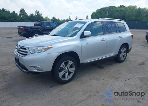 2013 Toyota Highlander Limited V6 z USA, uszkodzony, nr VIN 5TDDK3EH0DS224237